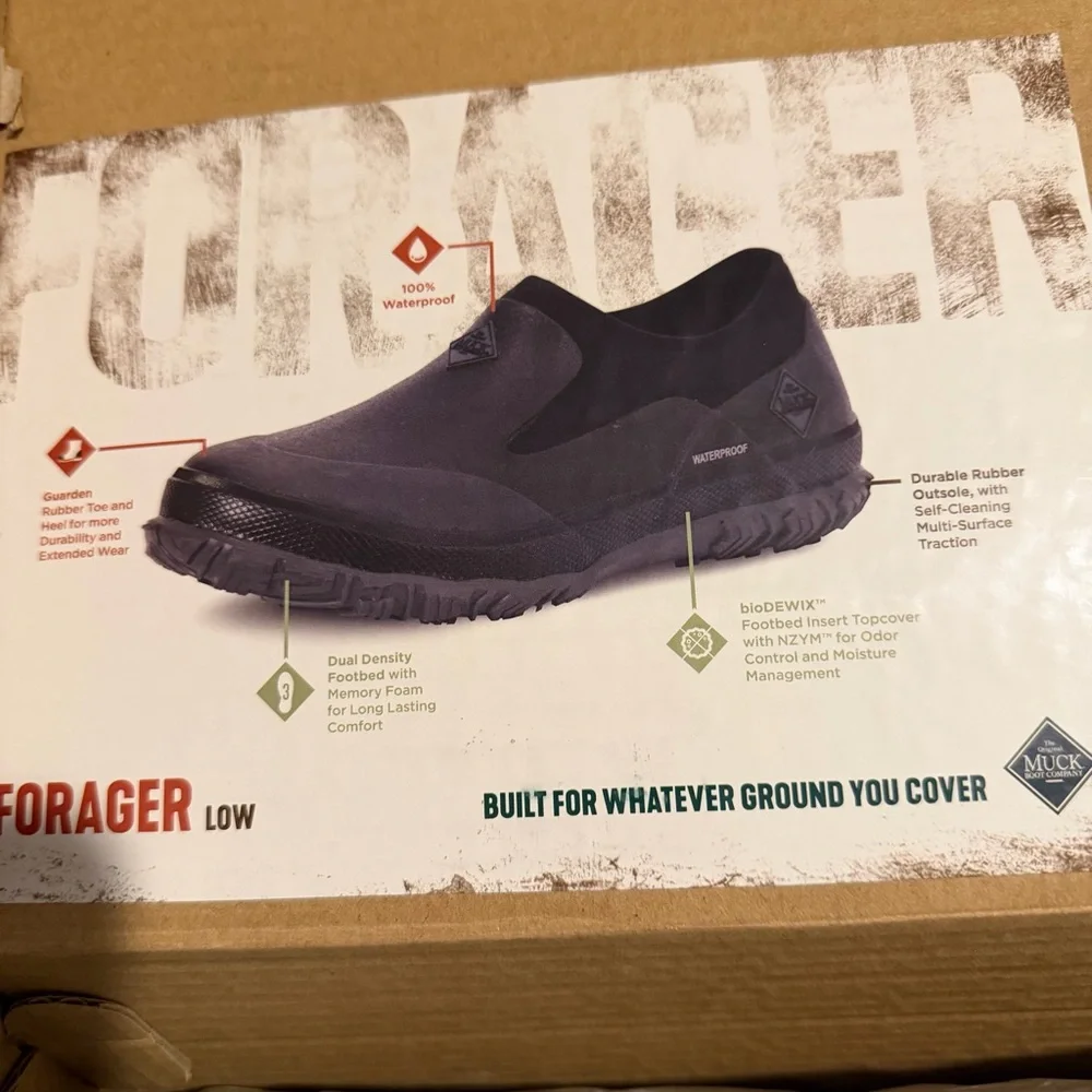 The Original Muck Boot Company Unisex Adult Forager Low Waterproof Rubber Shoes